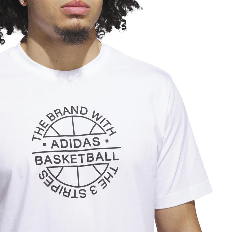 Image of adidas Men?s M Tns Brrcd G T-Shirts | Black |