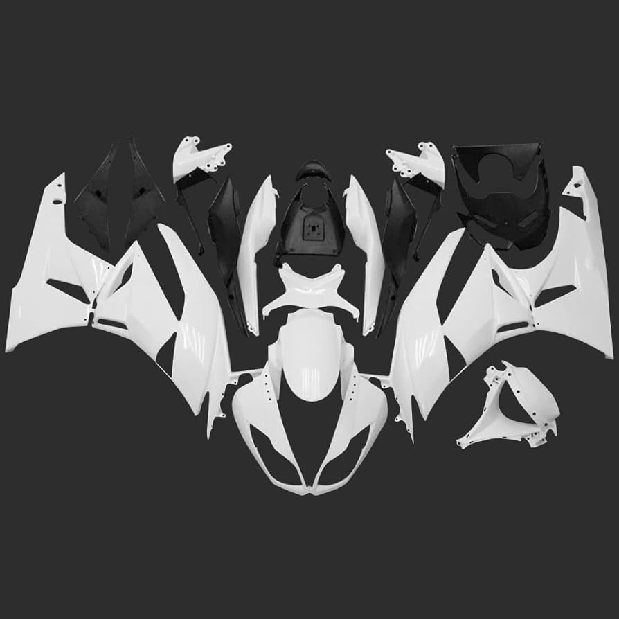 パーツ Fighter Ninja Amazon.com: ZXMOTO Unpainted Motorcycle Fairing Kit for 2009 2010