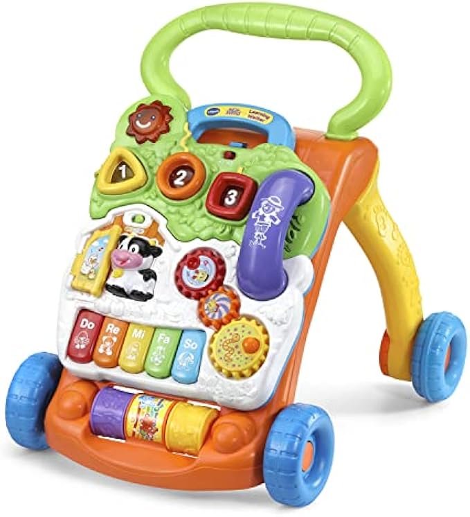 VTech Sit-to-Stand Learning Walker (Frustration Free Packaging) , Orange
