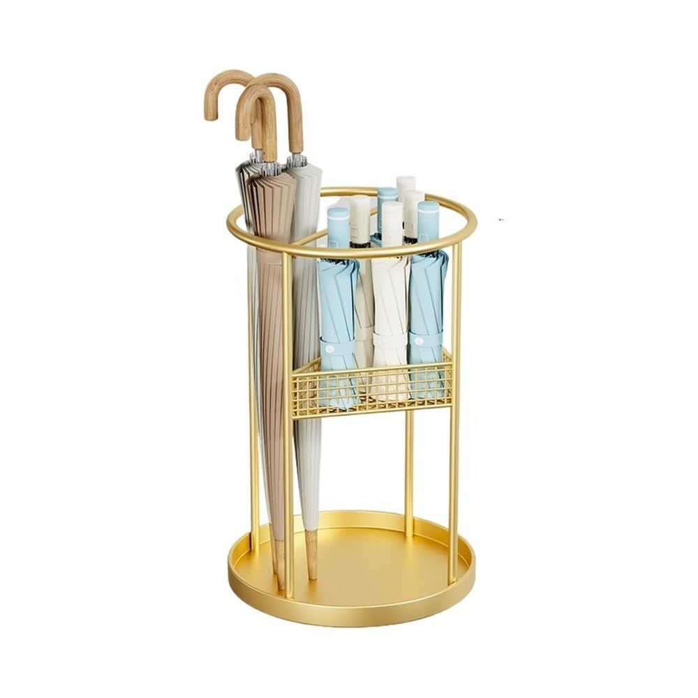 HYLYGFH Modern Yellow Umbrella StandStylish Organizer for Home Entryway Compact Umbrella Holder SpaceSaving Design Durable and Chic Storage Solution