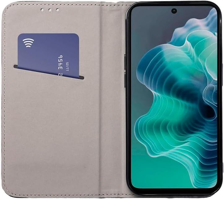 Cool Flip Cover Case for Motorola Moto G35 5G Plain Burgundy