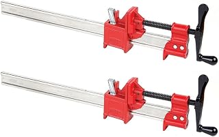 One (1) Pair BESSEY 36" Heavy-Duty IBeam Bar Clamps for Woodworking
