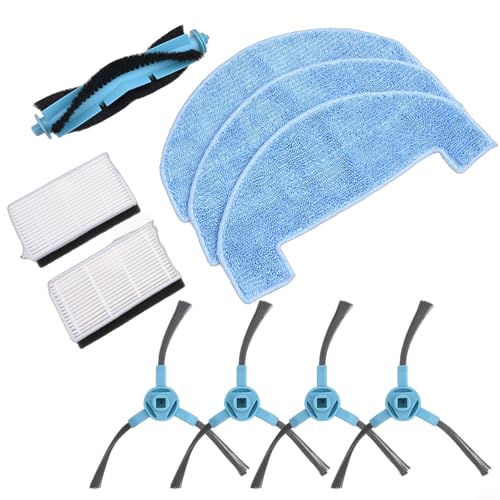 Vasiumic Reinigungsroboter liefert Vakuumfilter Roboter Vakuum Ersatzteile Kit Seitenbürsten Filter Mop Tücher Kompatibles Zubehör (A) – Bild 3