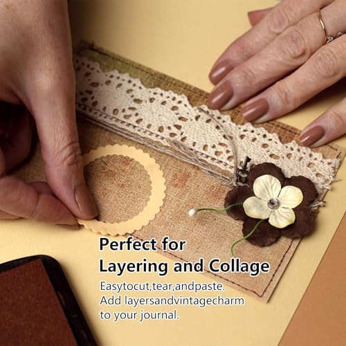 Papier texturé scrapbooking A5 NICENEEDED | 12 feuilles