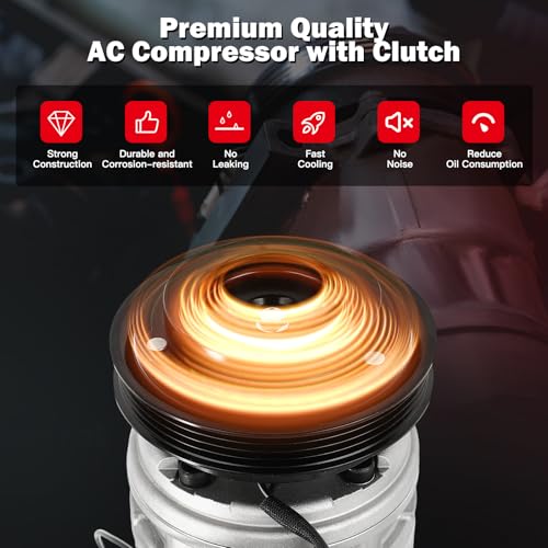Image of CCIYU AC Compressor w /Clutch for Acura NSX V6 3.2L 1990-2005
