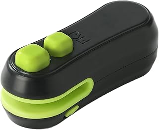 PANGBOER Rechargeable USB Bag Sealer and Cutter with Storage Compact Handheld Food Preservation Device for Home Travel Heat Sealer for Food Storage
