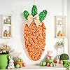 Easter Carrot Decor Carrot Wreath Easter Wall Decorations Ideal Outdoor Easter Decor for Porch and Stunning Easter Wall Decorations
