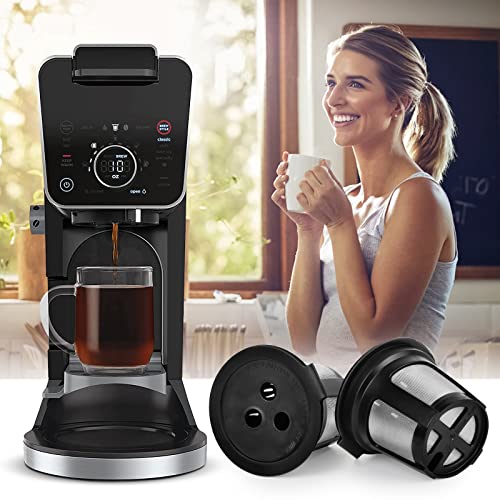 Reusable Coffee Filter For Ninja Coffee Maker, 4 Pack Refillable K Cup Coffee Pods With Bpa Free And Stainless Steel Mess Material Compatible With Ninja Cfp201 Cfp301 Cfp400 Dual Brew Pro Coffee Maker #TOP6