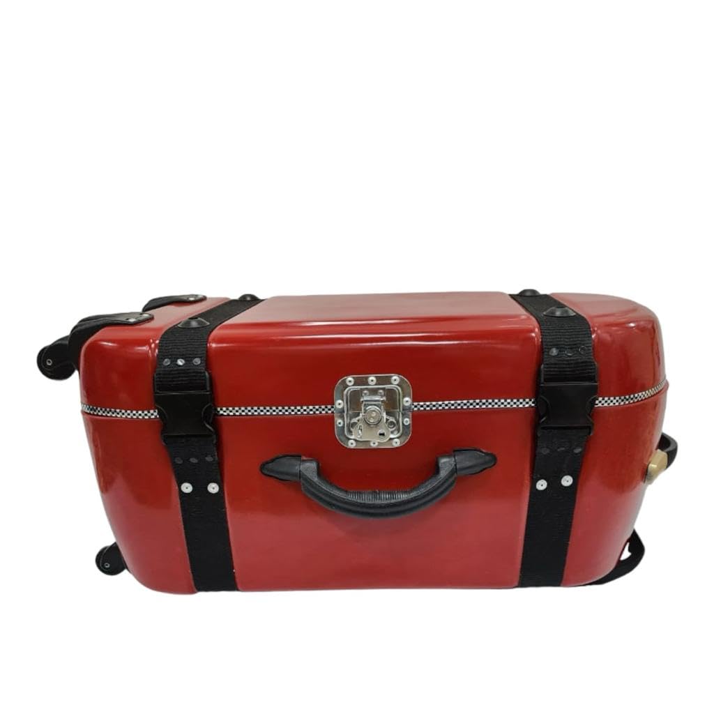 Tabla Fiberglass Case With Trolley And 360� Wheels For One Tabla And One Bayan (CHERRY MAROON)-image-14