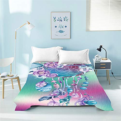 Ensemble de literie microfibre 4 pièces avec drap housse de couette