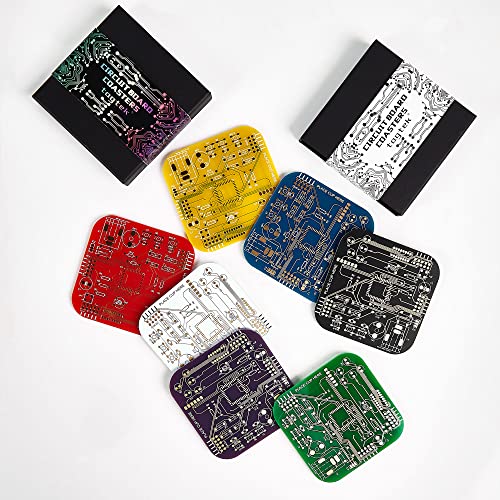 Elevate Your Space: Review of PCB-Design Green Coasters for Tech Enthusiasts