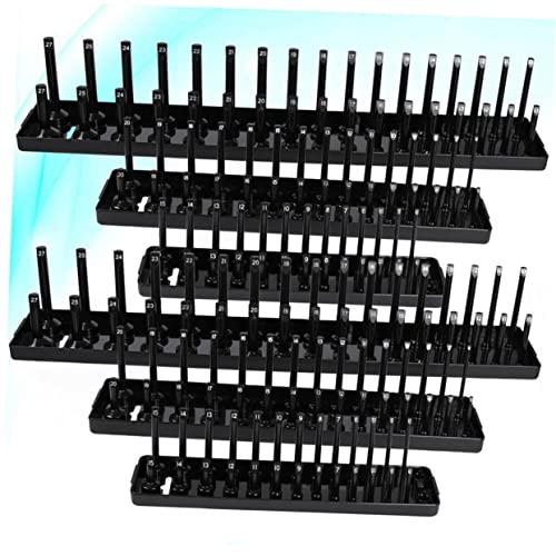 Support de manchons multifonctions noirs pour simplifier votre espace de travail et bureau - 6