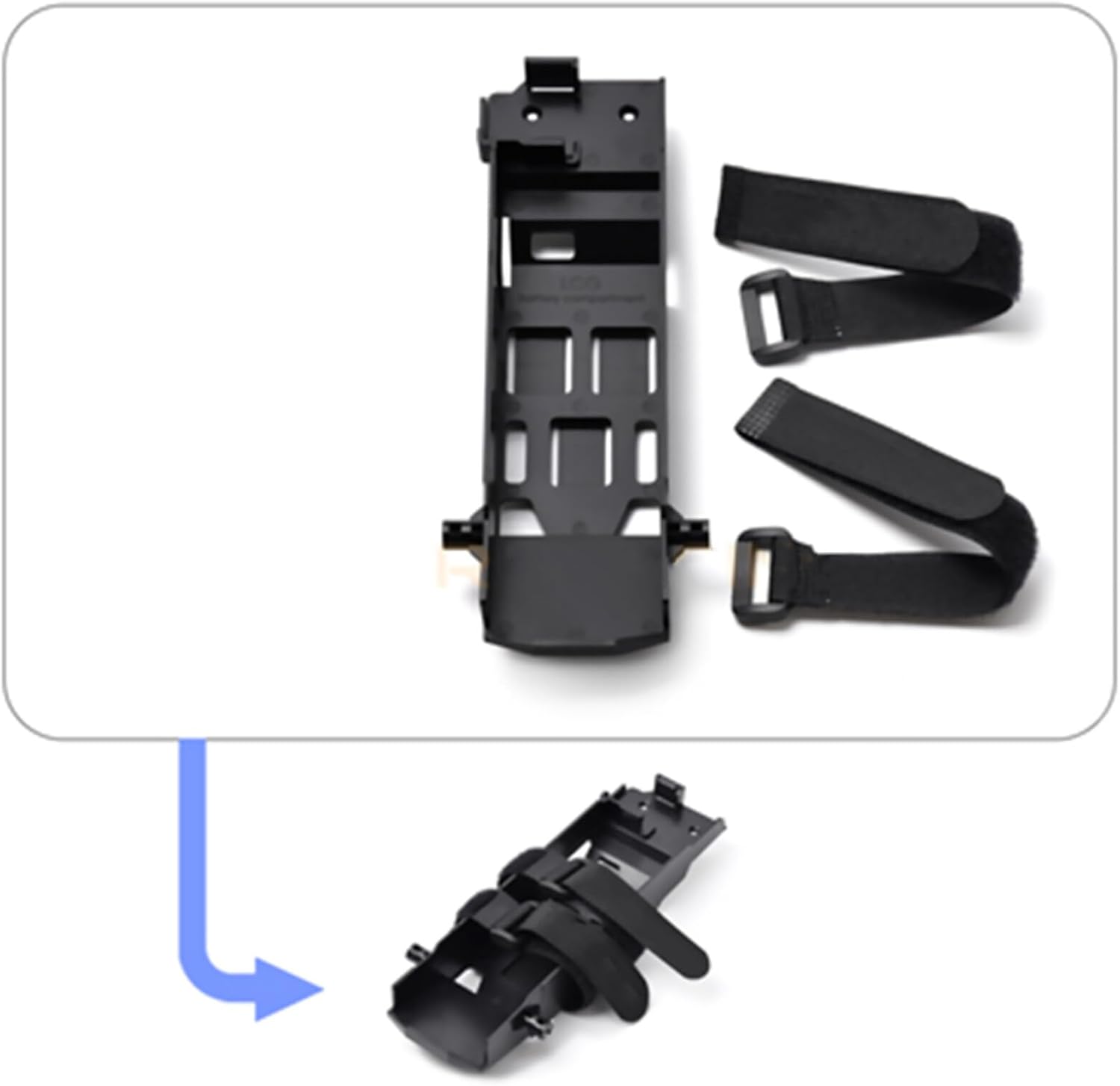 ZEZEFUFU Battery Tray Mounting Plate Low Center of Gravity Battery Tray for TRX4/TRX6 TRX-4 RC Car Parts image 4