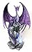 Ebros Large Hoarfrost Twilight Dragon Guarding LED Night Light Crystal Elements Statue 18