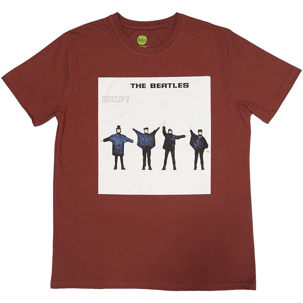 Rock Off officially licensed products The Beatles Help Album Cover T Shirt L Red