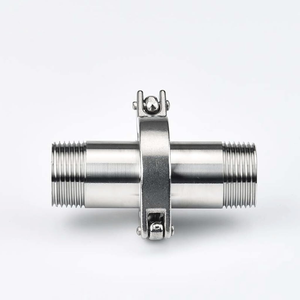 Sanitär-Schweißklemmenadapter – Gewindehülse aus SS304-Stahl mit Silikondichtung(DN65 x Ferrule91)