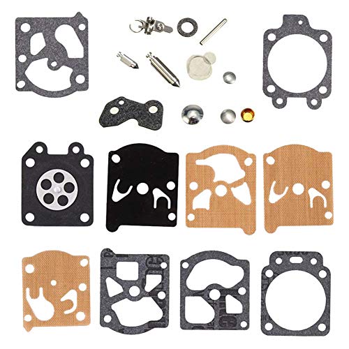 YOFMOO K20-WAT Carburetor Rebuild Repair Kit Compatible with ECHO McCulloch Sachs-Dolmar Homelite 240 245 250 290 300 340 Jonsered 33 360 370 P400 P442 P5500 P39 P40 Pack for 2