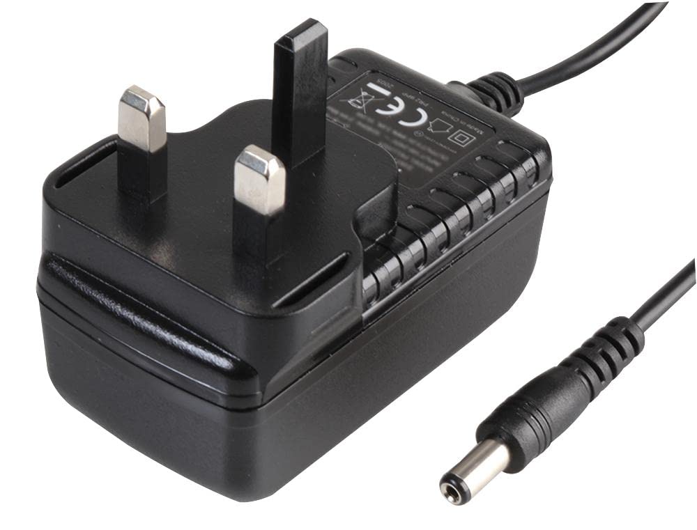 PRO ELEC 5V 2A 10W Plug-In Power Supply, 2.1mm DC Plug, UK Mains, Switching Adapter – PELL0022