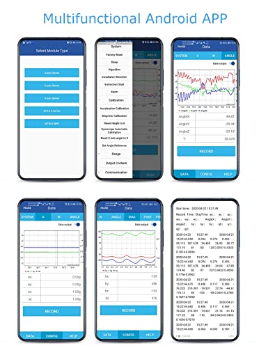 【Wt901C-Ttl 9-Axis Vibration Inclinometer+Ttl-Usb-Uart Converter】Acceleration+Gyro+Angle (Xy 0.05° Accuracy)+Digital Compass, Triaxial Mpu9250 Tilt Sensor Kalman Filtering For Arduino, Raspberry Pi #TOP3