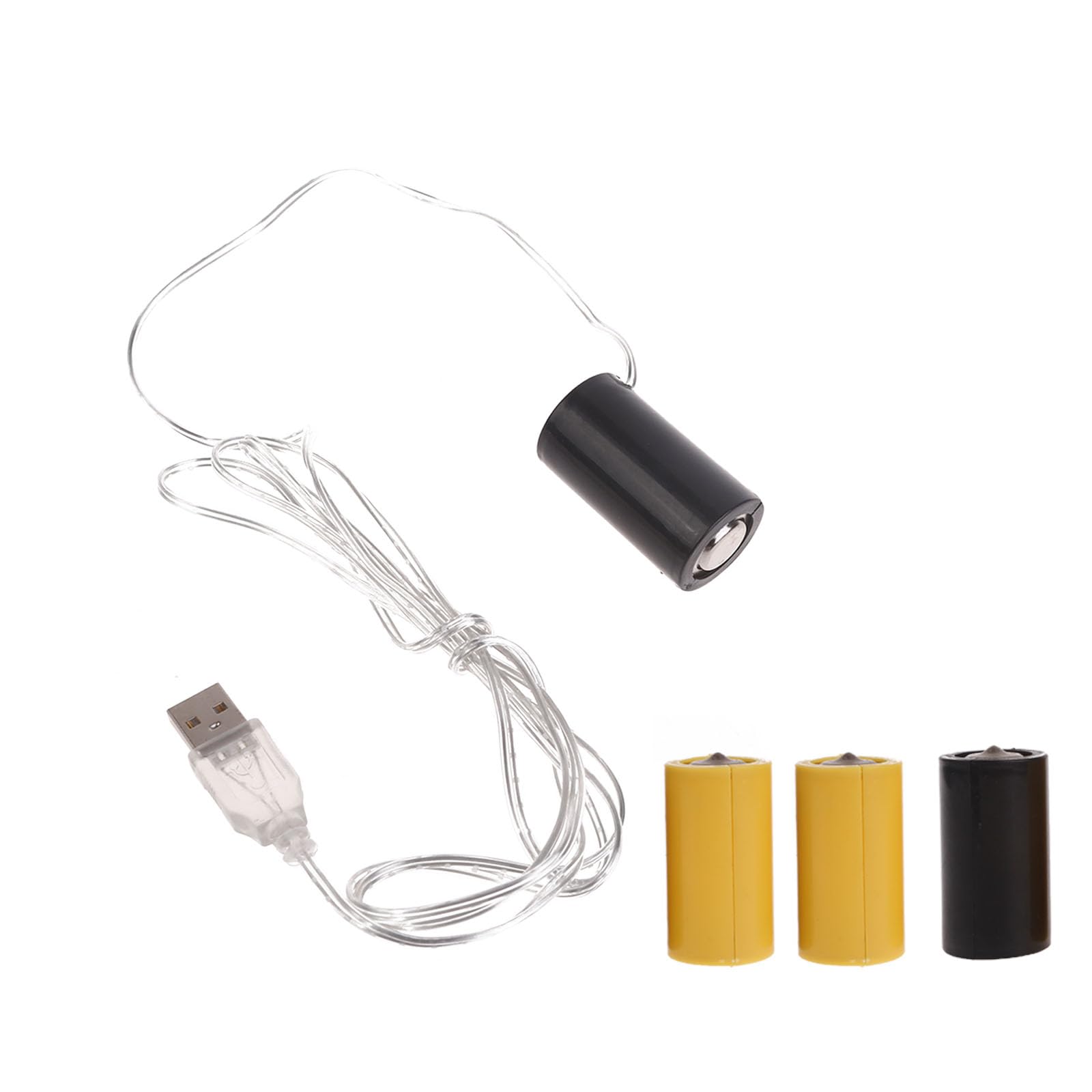 KAHDGSS USB to C Cell and LR14 C Battery USB Power Supply Replace 4.5V 3V LR14 C Cell Battery