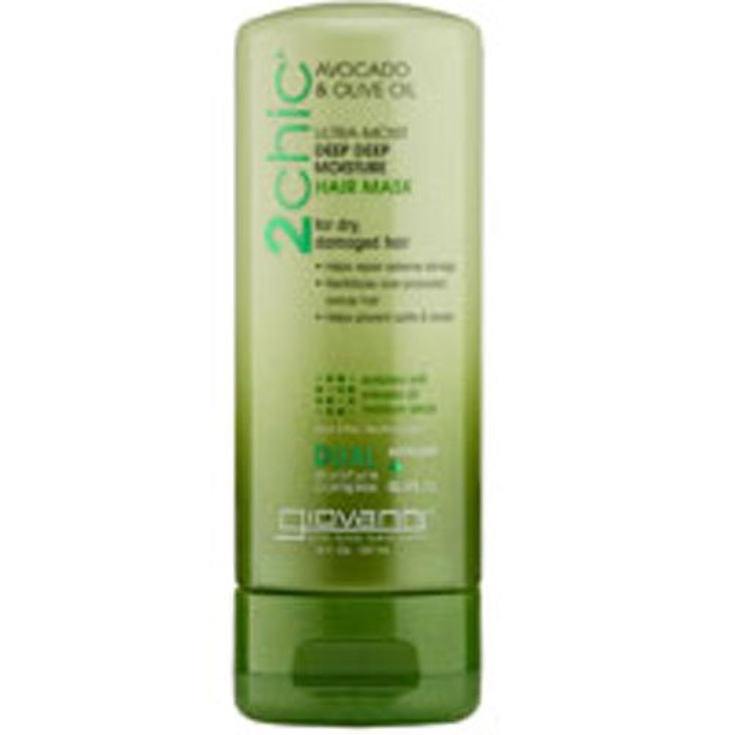 Giovanni 2chic Avocado & Olive Oil Deep Moisture Hair Mask, 5 Oz