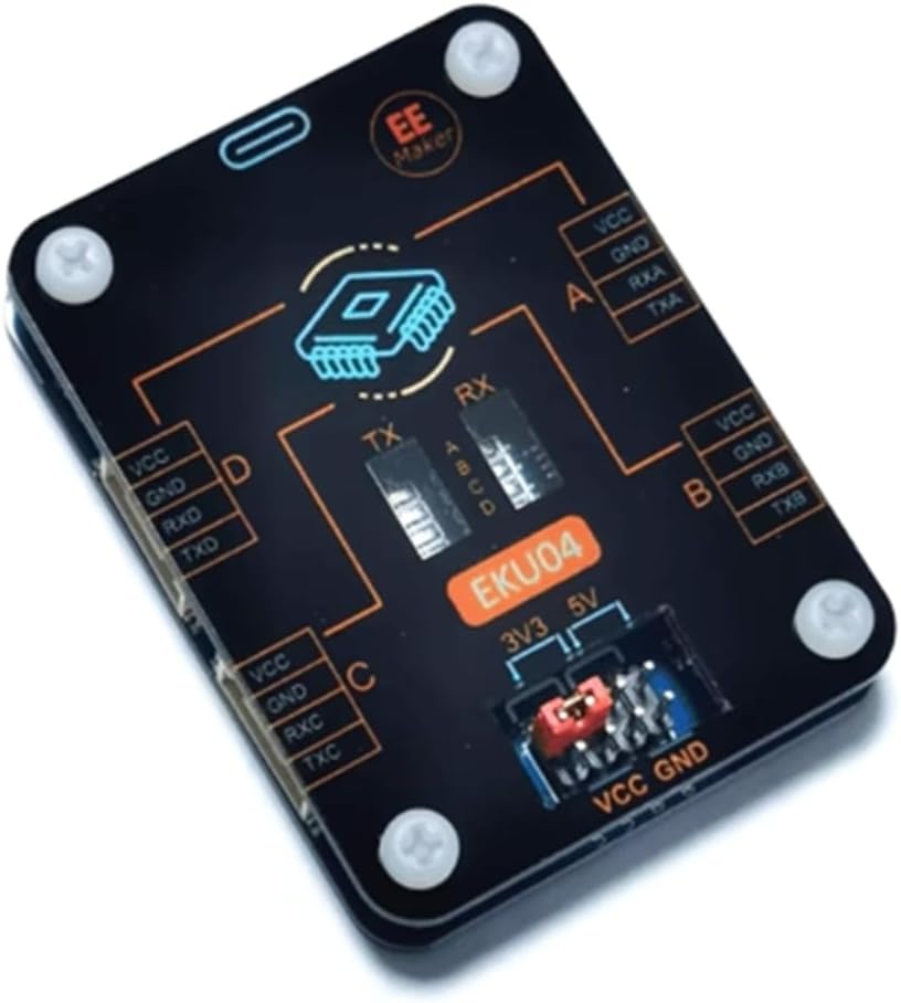 TTL Serial Interfaces Module 6Mbps Fast Speed 4 Independent Channel USB to 4CH