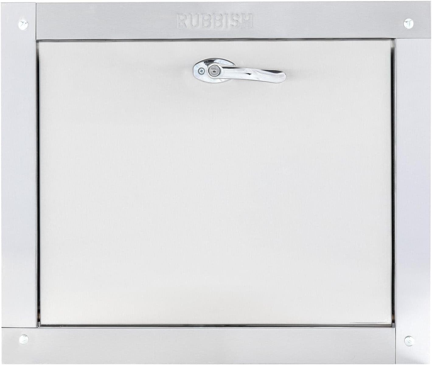 Oswald Supply ADA Compliant Trash Chute Door - Bottom Hinged, 18"(H) X 18"(W), Noiseless Self Closing, Fire Rated & UL Approved HM309ADA
