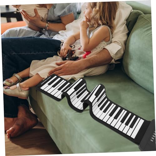 WESIEVYA 61 rouleau de piano clavier électrique piano électrique pliable piano à clavier pliant clavier usb piano portable instrument de musique piano pour débutant Gel de silice Black - Les Beatles, Paul McCartney, John Lennon, RIngo Starr, George Harrison WESIEVYA 61 rouleau de piano clavier électrique piano électrique pliable piano à clavier pliant clavier usb piano portable instrument de musique piano pour débutant Gel de silice Black – Image 8