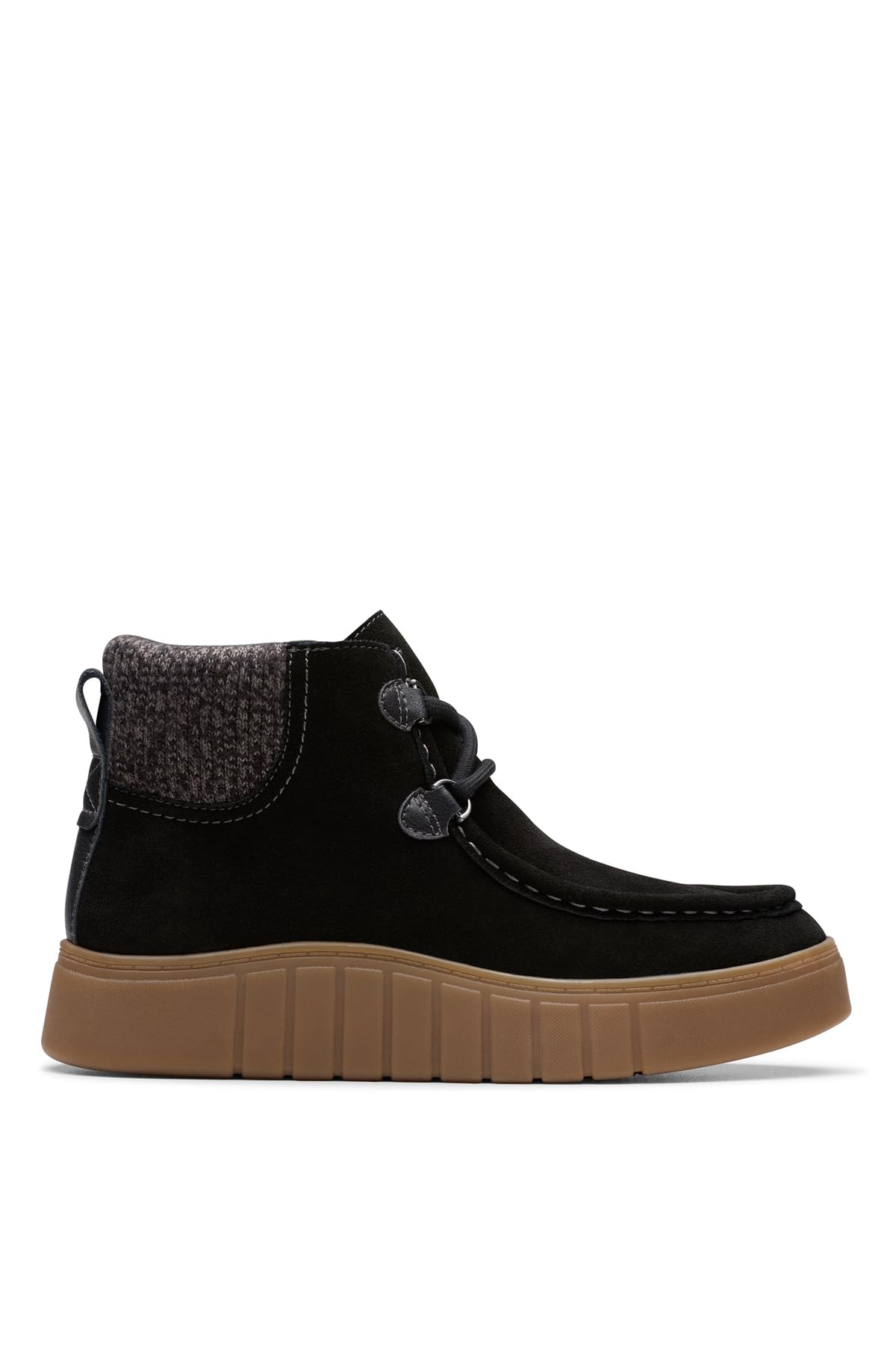 Clarks Premium Women's Mykah Izzy Chukka Boot, Black SDE, 5.5 UK