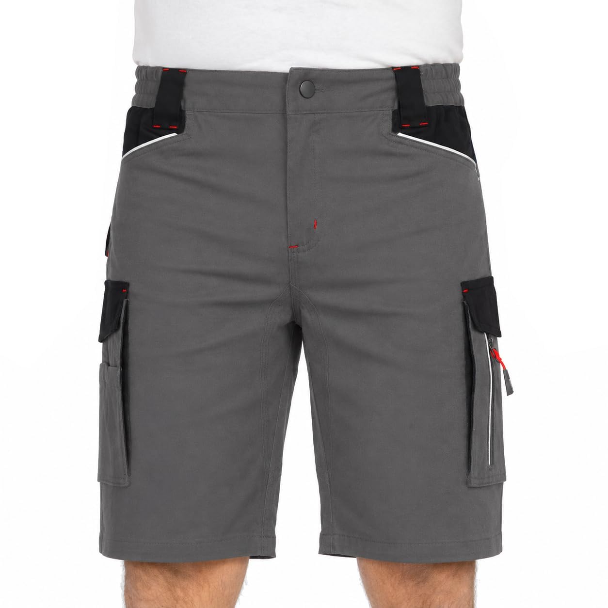BWOLF Daytona Short de Travail Homme, Stretch Résistant, Multi-Poches Fonctionnelles, Confort Idéal pour Chantier, Artisan, BTP