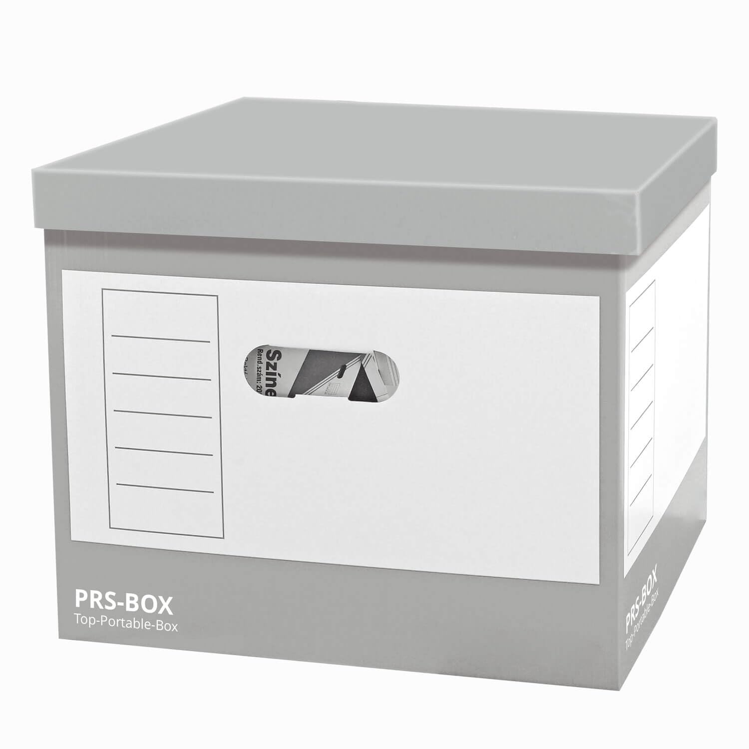 PRS Top-Portable-Box für Hängemappen, Grau, 2 Stück