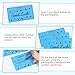 ESSENTIAL 500 Raffle Tickets, Good Luck Raffle Cards, Entry Form with Name, Phone & Email for Raffle, Events, Entry, Class Reward & Door Prize - 5 Color Selection (Blue)