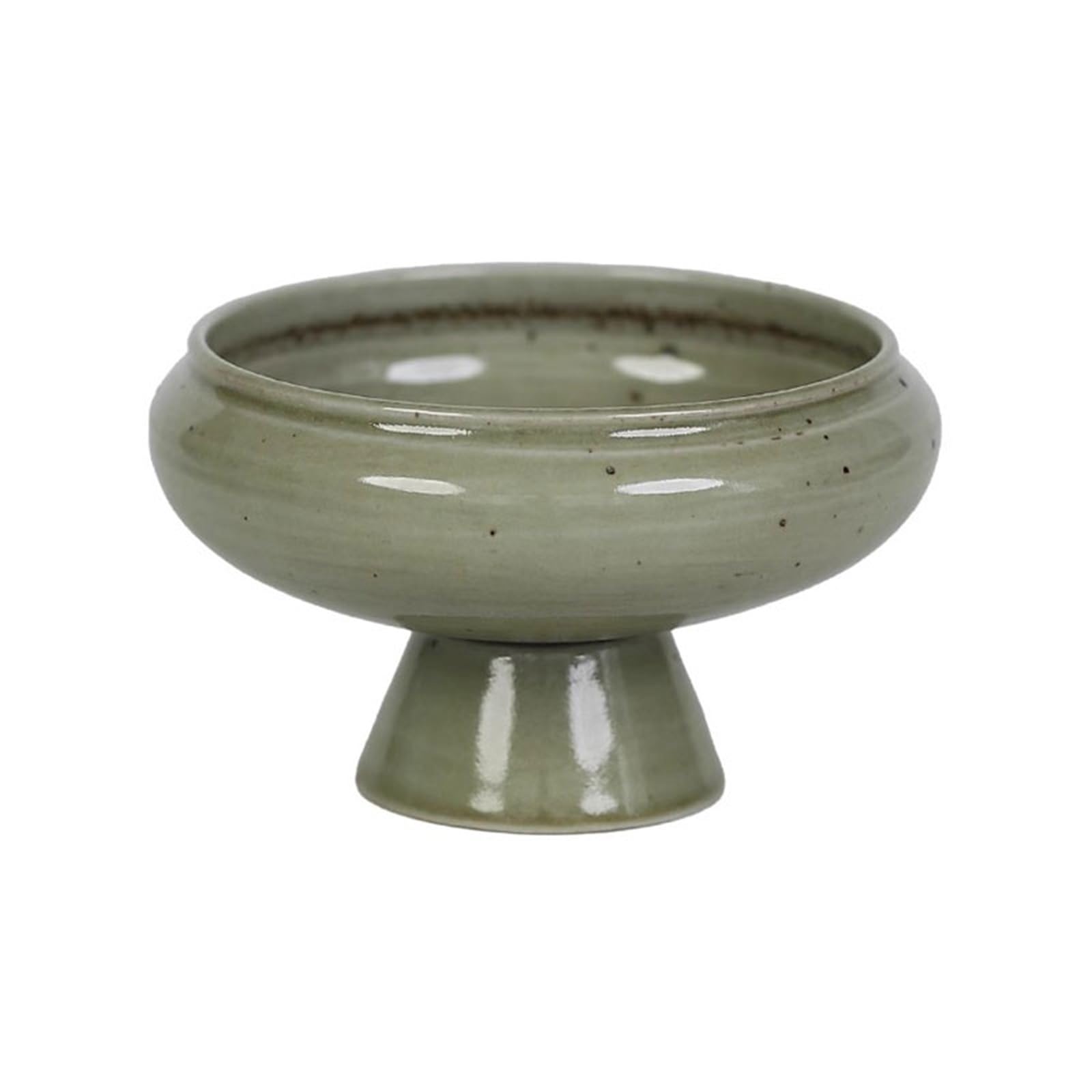 Plant Saucers Desktop Ceramic Tall Legged Drip Tray