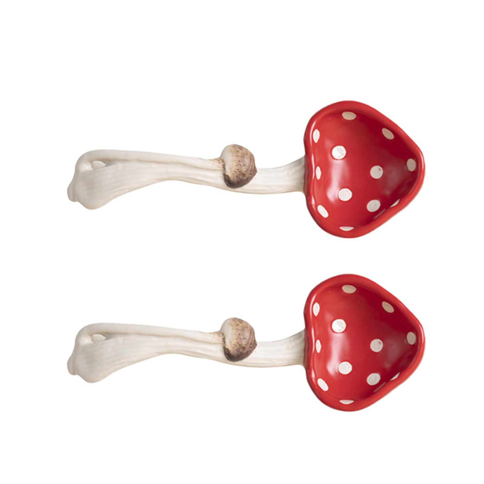 Cuillères à soupe champignon en céramique, le cadeau idéal pour amateurs de thé