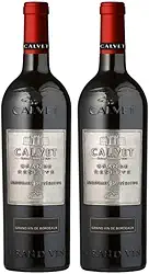 Kit 2 Vinhos Calvet Bordeaux Supérieur Metal Tinto França 750ml