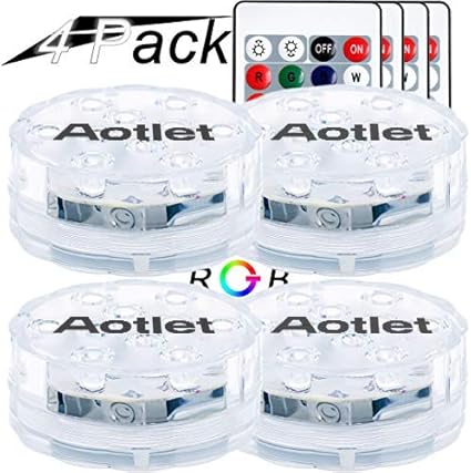 luci per piscina agptek