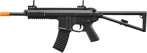 Double Eagle Airsoft M307F PDW - Rifle de Airsoft con resorte de polímero, color negro