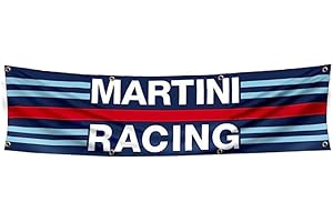 Porsche Banner: Vivid Racing Flag for Martinis Racings (2x8ft)