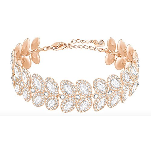 Preisvergleich Produktbild Swarovski Damen-Armreifen Edelstahl Kristall 5350618