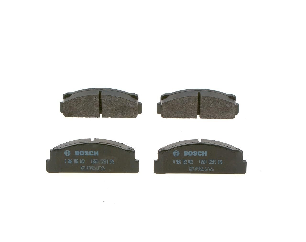 Bosch Fren Balatası Ön Tofas Kartal 1.6 85-96, Sahin 1.6 85-96 986TB2002 0986TB2002