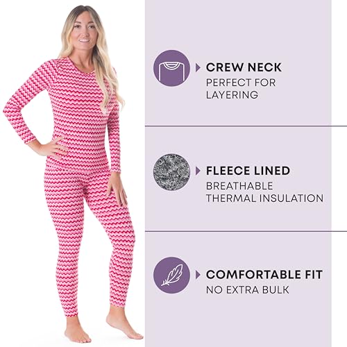 Image of Rocky Thermal Underwear For Women (Thermal Long Johns Set) Shirt & Pants, Base Layer w /Leggings /Bottoms Ski /Extreme Cold