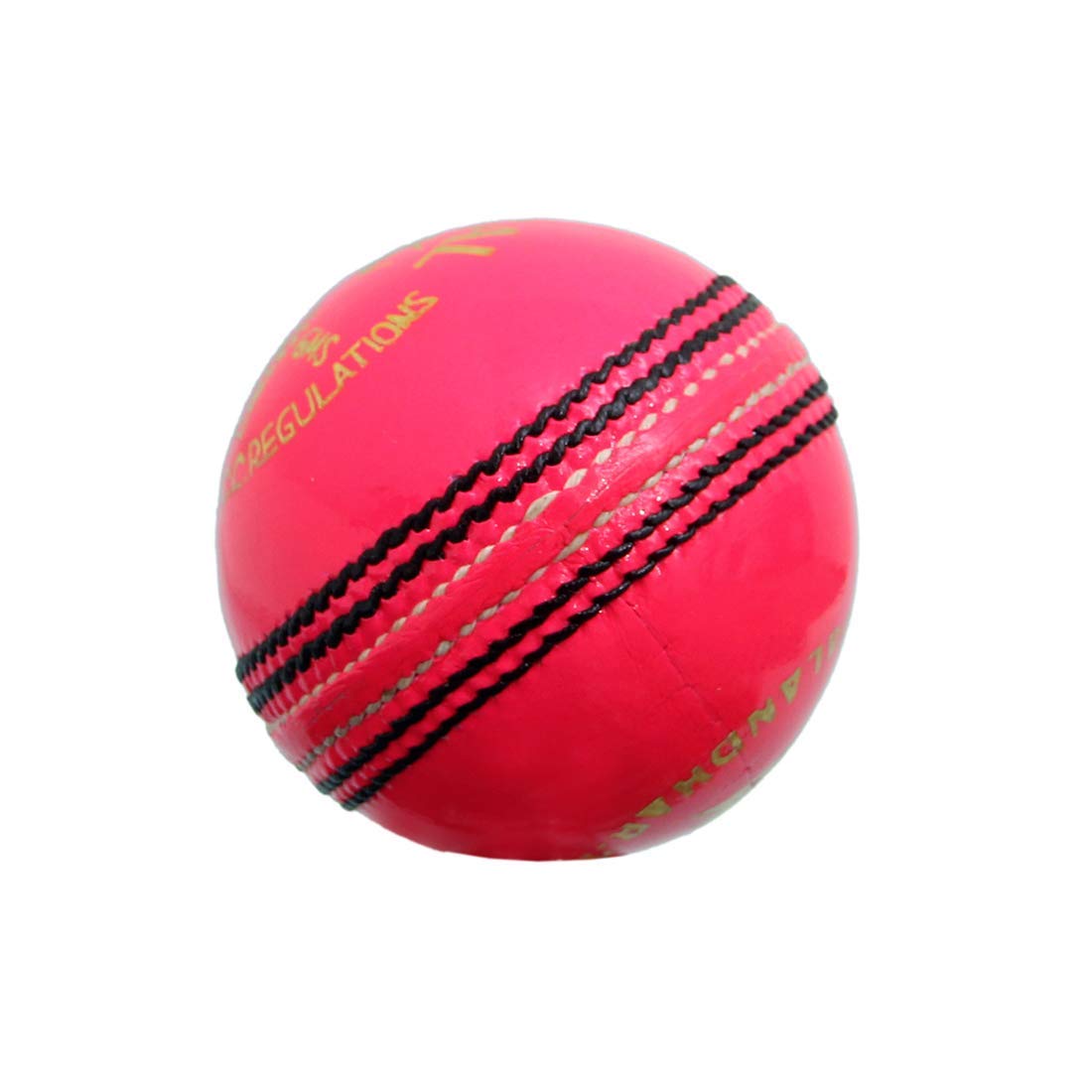 KD Cricket Pink Test Cricket Ball Mens Club Cricket Leather Ball Test Practise Ball (Pack of 3)