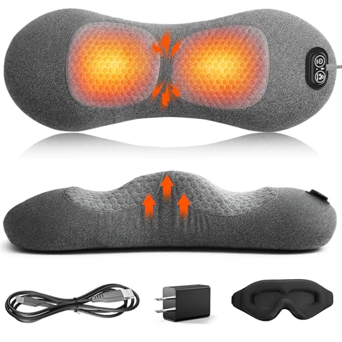 Image of Upgraded Triple Fusion Back Massager with Heat, Vibration & Stretch, Grey