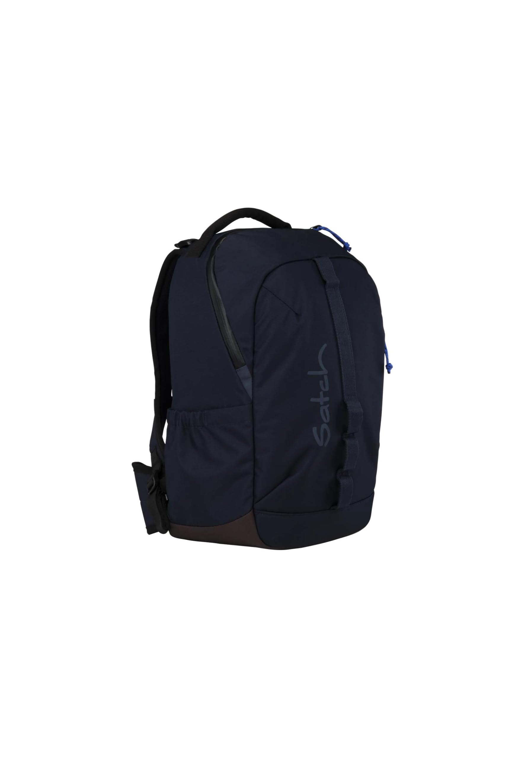 Satch con:next Schulrucksack Schulrucksack, ergonomisch, wasserdicht. leicht, mit Laptopfach und Heftebox Urban Dark Blue - Blau
