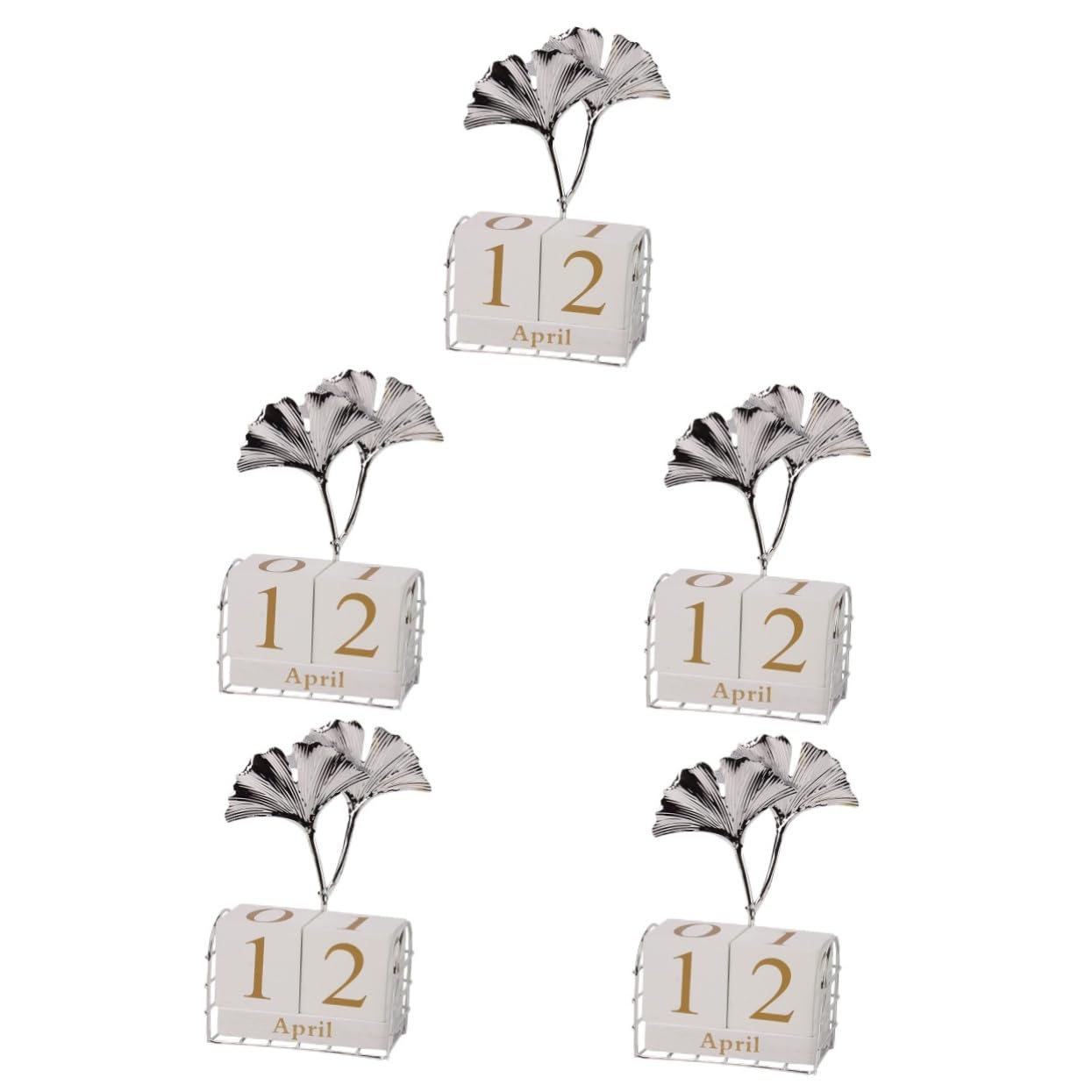 Tofficu 5piezas Calendario De Bloques Para Escritorio Decoración De Oficina y Hogar Calendario De Regresiva Diseño Chic y Único Para Profesores y Escritorios Escolares
