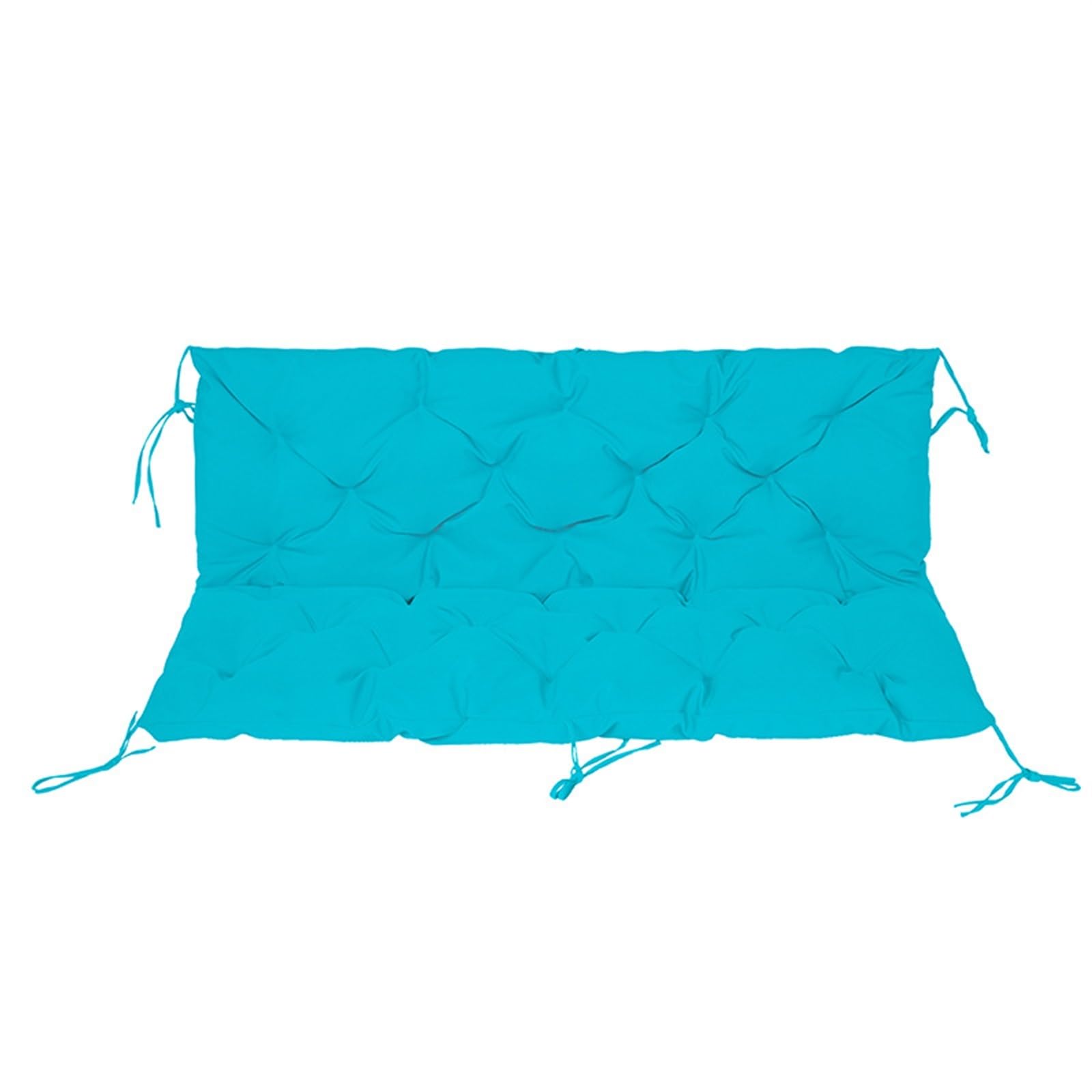 Swing Cushions Replacement, Outdoor Swing Bench Cushion with Backrest Thicken, Waterproof Porch Swing Cushions 2-3 Seater Outdoor Swing Cushions for Outdoor Garden Patio Furniture(Color 15,100cm)