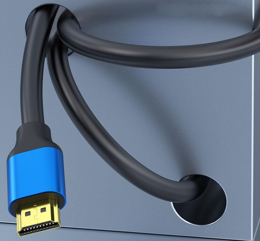 1 x kabel HDMI o wysokiej prędkości 2.0, kabel do telewizora, monitora, 4K / 60 Hz, HDMI 2.0, aluminiowa obudowa (20 m)