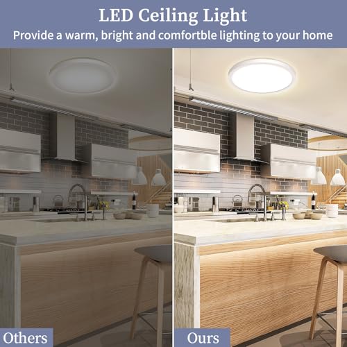 Plafon LED Techo, Ø22CM 18W Lámpara Techo LED 1600LM 4000K - Imagen 5