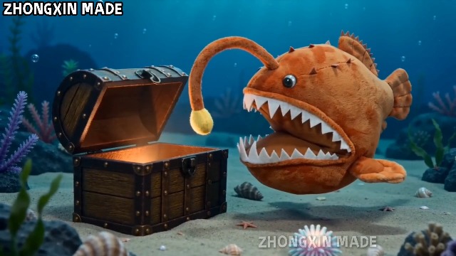 creek angler's × min-nano plush doll AquaGlows Anglerfish – Womple Studios
