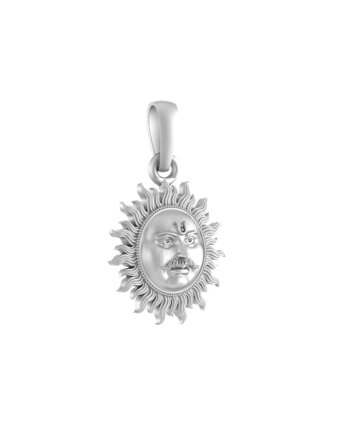 Pendentif dieu divin soleil argent sterling 925 collier amulette - 7
